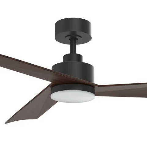 Ceiling Fan Bronte 52 DC LED 20W 3CCT BLK WLN
