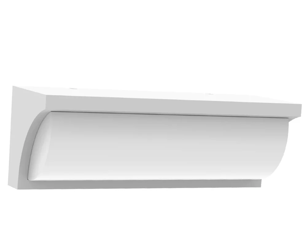 Wall light REPISATRI 2 LED Tri-CCT Curved Wedge 13W