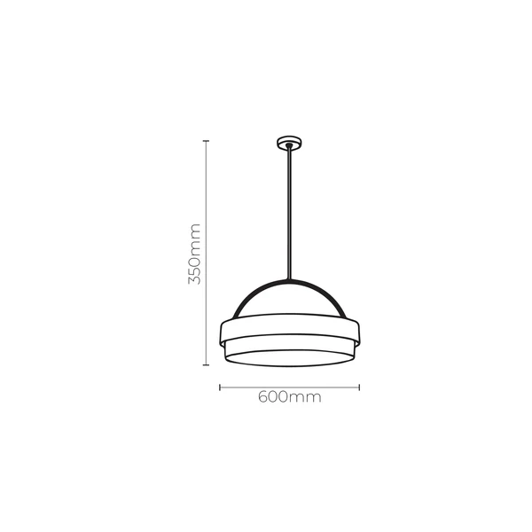 Pendant lamp Lumina Marble Alabaster E14 BRS