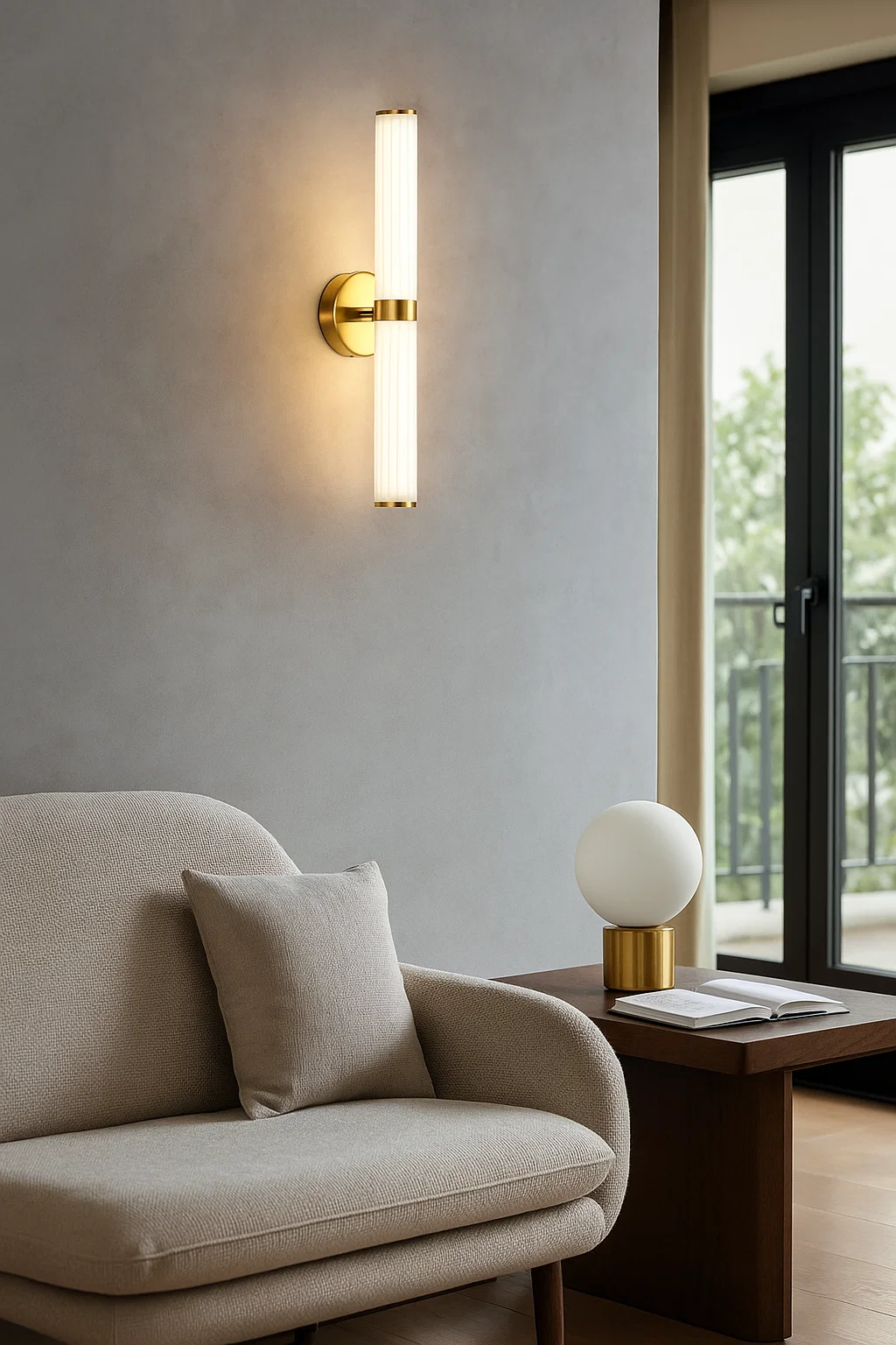 Wall light Sassy LED 8W 3CCT BRS Wall light Sassy LED 8W 3CCT BRS