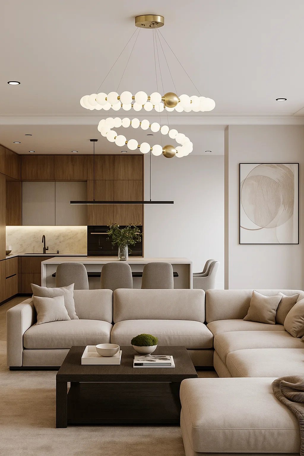 Pendant lamp Cloud 2 P52 LED 45W 3CCT BRS Pendant lamp Cloud 2 P52 LED 45W 3CCT BRS