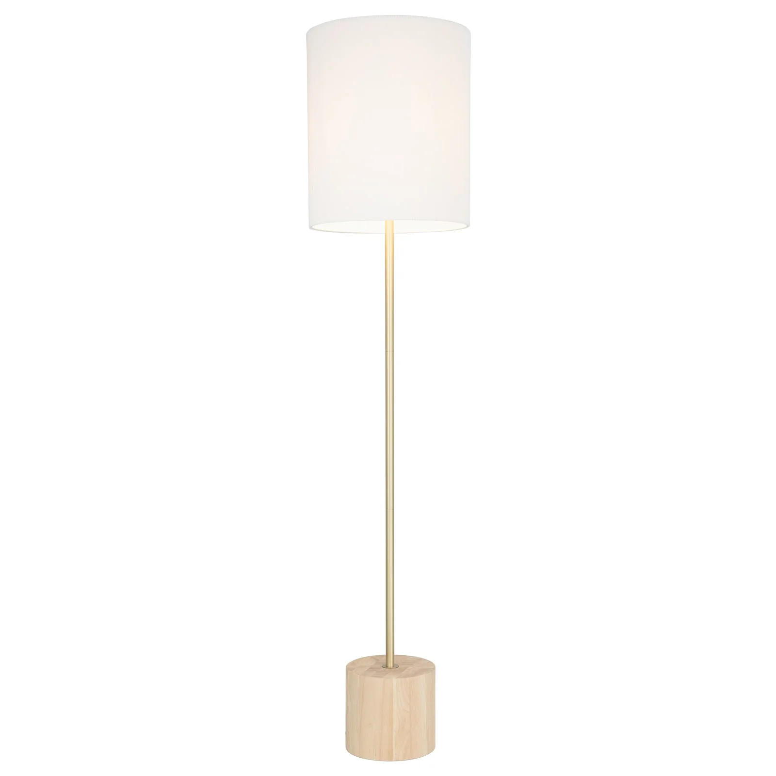Floor lamp Flemington Pleated shade E27 WHT Floor lamp Flemington Pleated shade E27 WHT