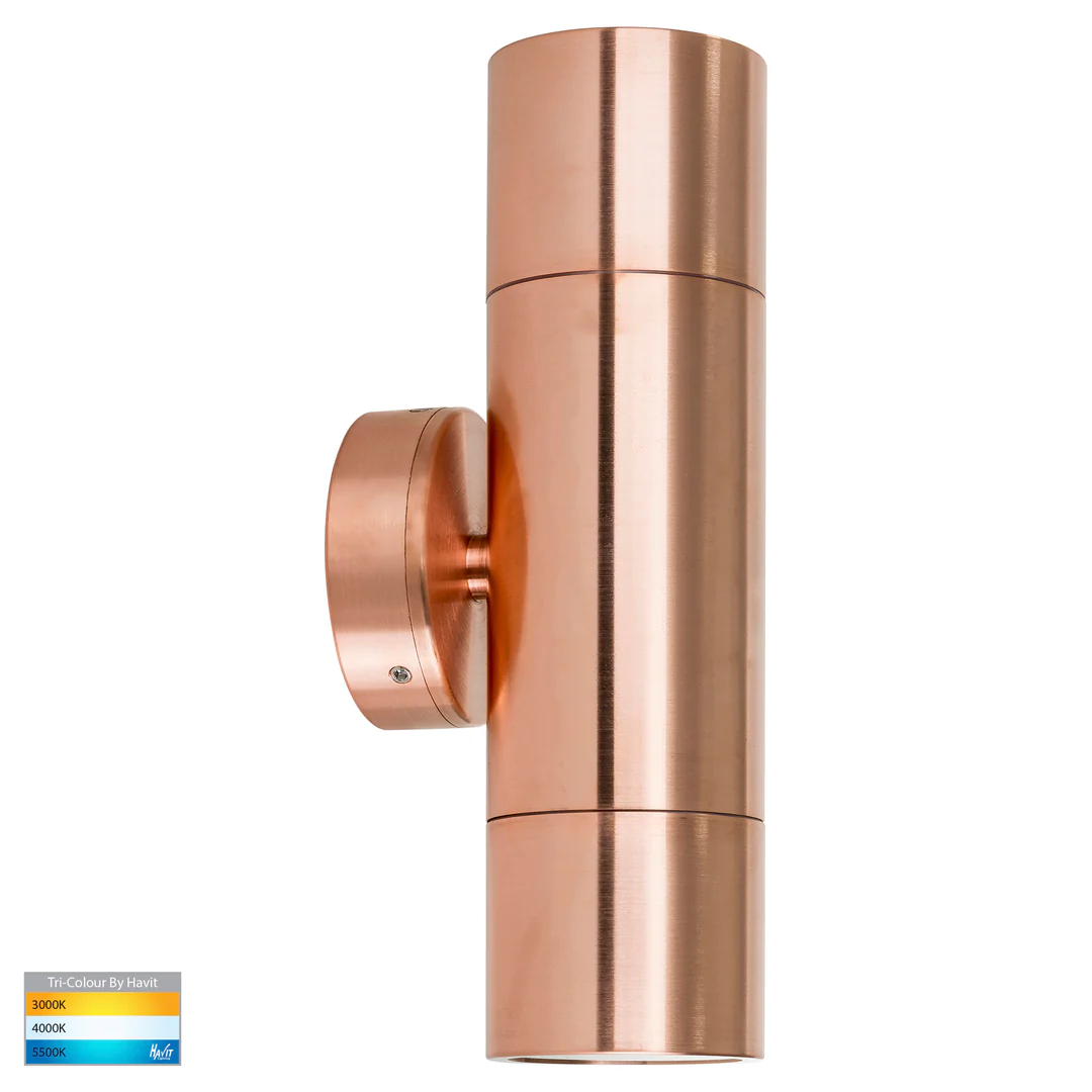 Wall light Tivah Solid Copper 3CCT Up-Down HV1017GU10T IP65