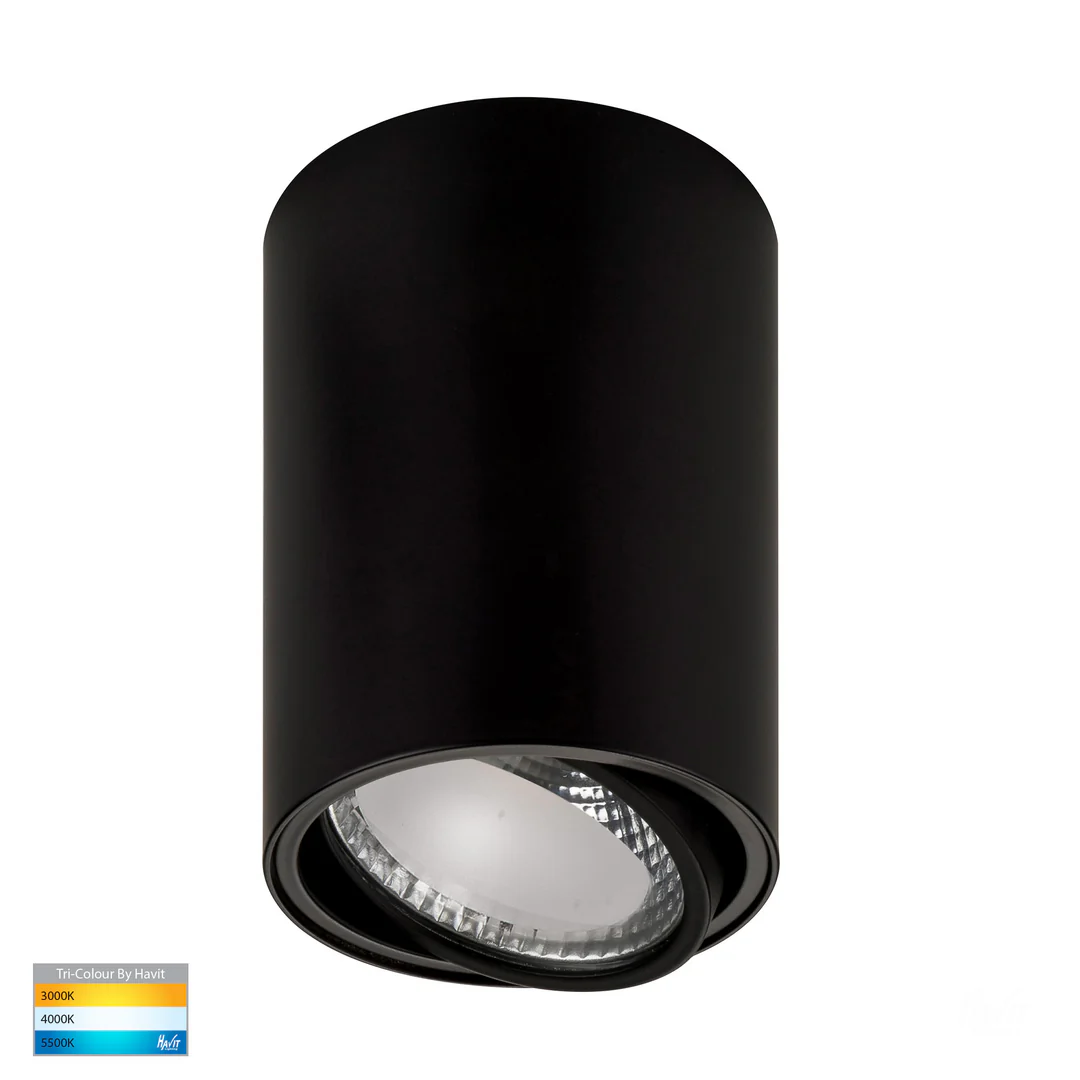 Surface downlight Nella BLK Adjustible 3CCT LED 12W IP54 Surface downlight Nella BLK Adjustible 3CCT LED 12W IP54