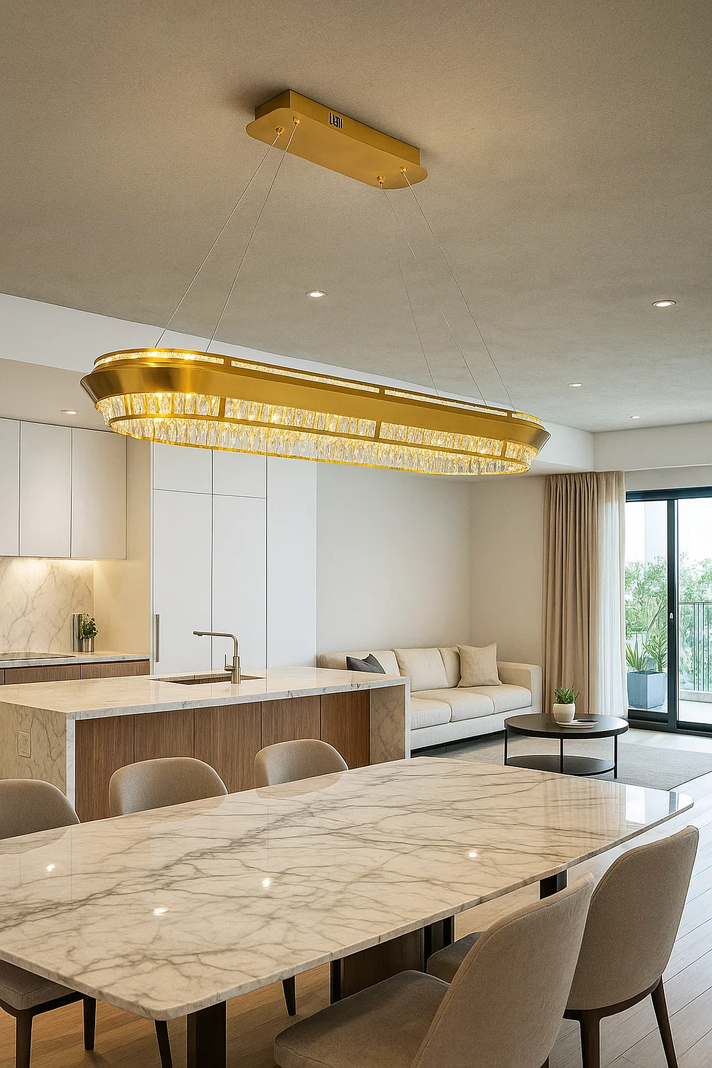 Pendant lamp Royal Crystal LED 60W CCT Dim L120 GL remote Pendant lamp Royal Crystal LED 60W CCT Dim L120 GL remote