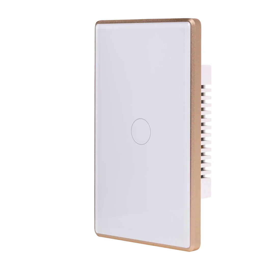 Wall Switch Single Gang WHT-GLD HV9120-1 Wifi