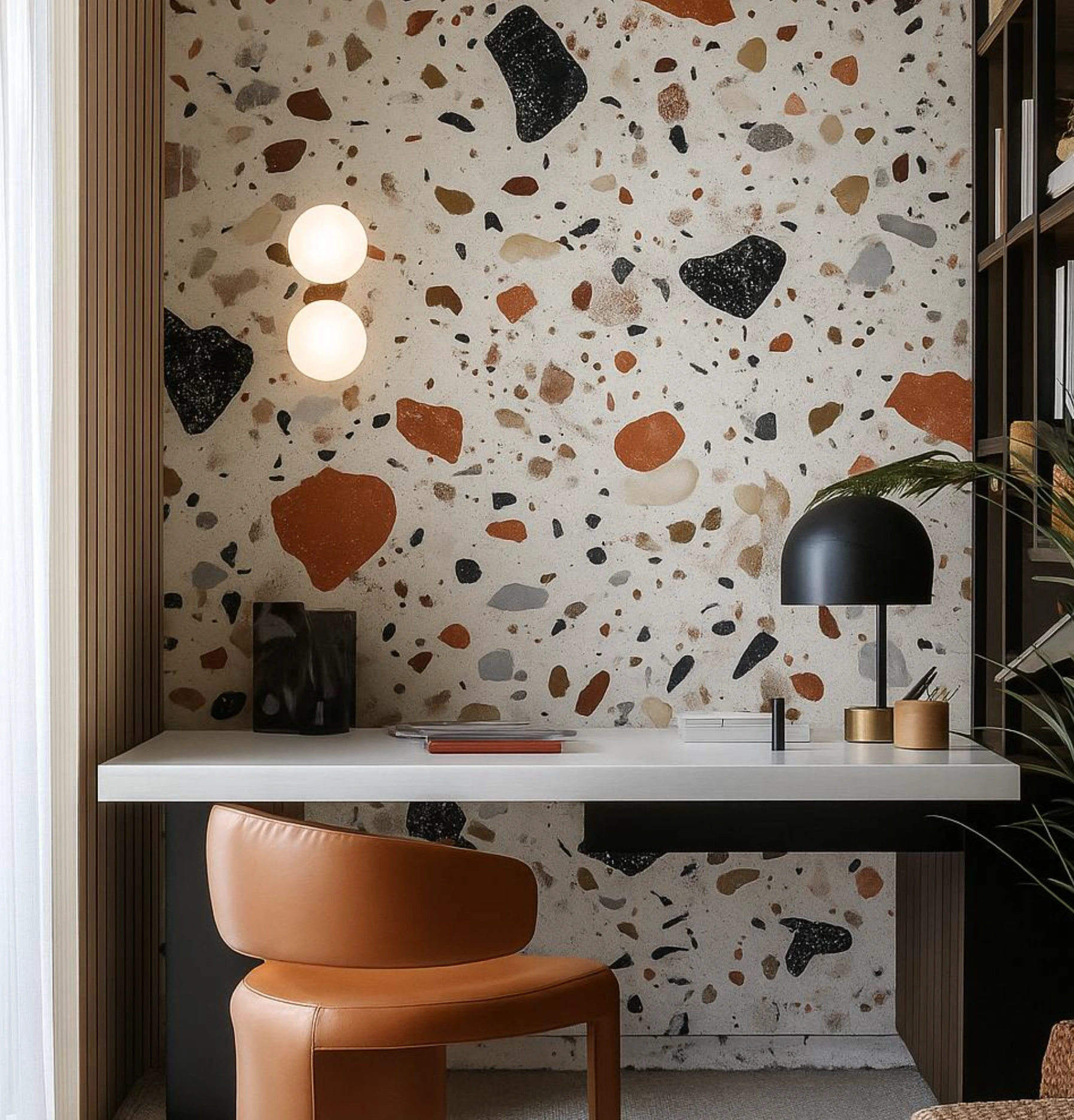 Wall lamp Noir Terrazzo G9 5W BL