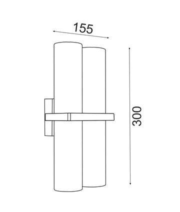 Wall light Briller2 GU10 35W IP65