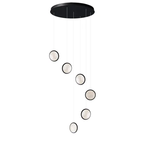 Pendant light Arago 6lt LED 42W 3CCT BLK Pendant light Arago 6lt LED 42W 3CCT BLK