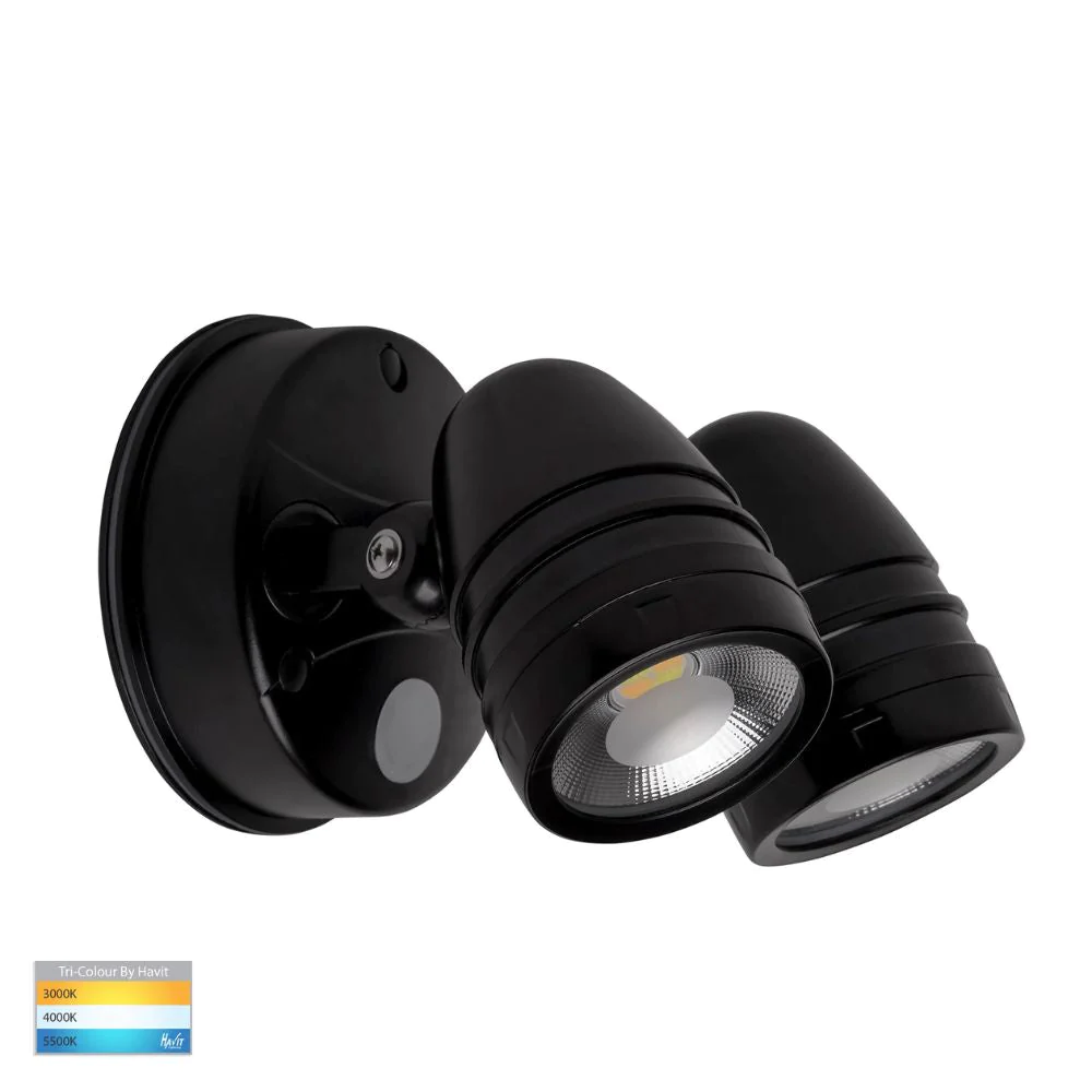 Wall light FOCUS 2x15W With Sensor HV3794T-BLK