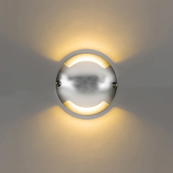 Step Inground light Dome LED 6W 3CCT HV2872T-SLV-12V