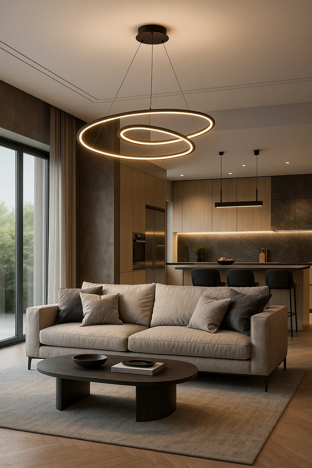 Pendant lamp Noize P80 LED 48W 3K BL Pendant lamp Noize P80 LED 48W 3K BL