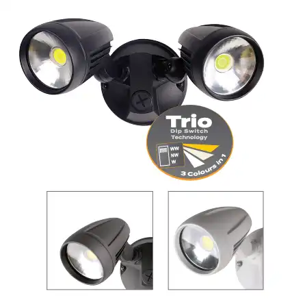 Wall light MURO-PRO-30 IP54 Tricol 30W LED WHT