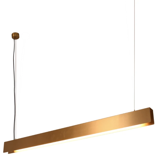 Pendant lamp Rectilinear LED 13W L110 BRS Pendant lamp Rectilinear LED 13W L110 BRS