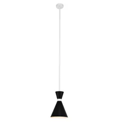 Pendant lamp Oslo E27 BLK WHT