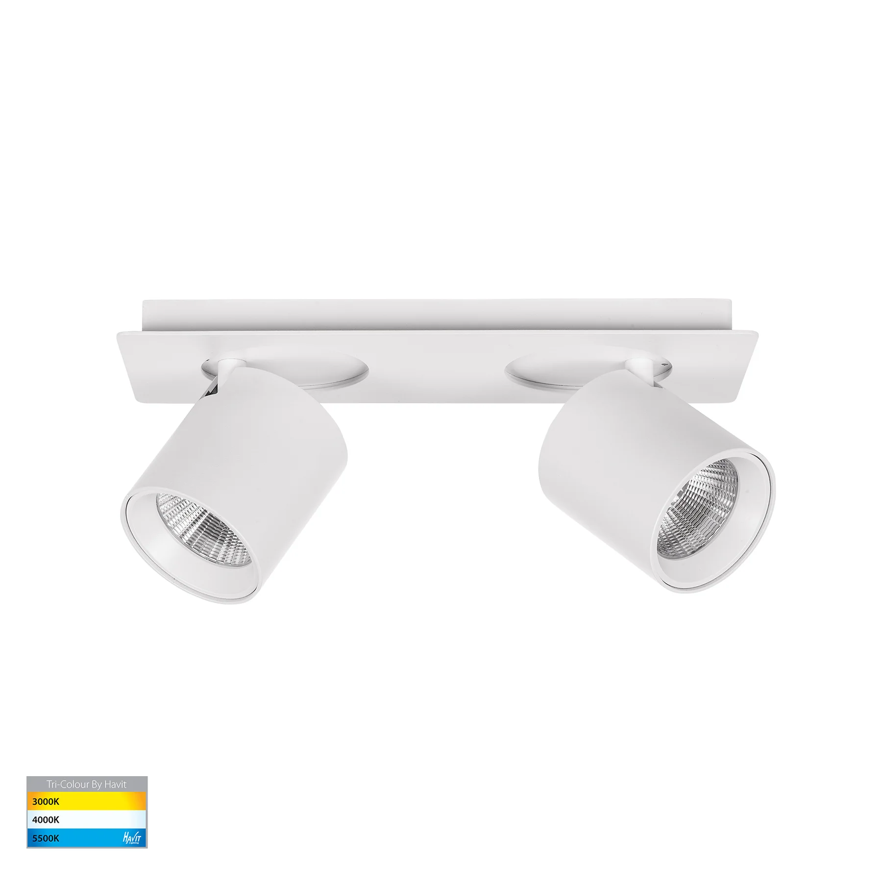 Wall light Sbarra Single Bar 2 Light 3CCT WHT