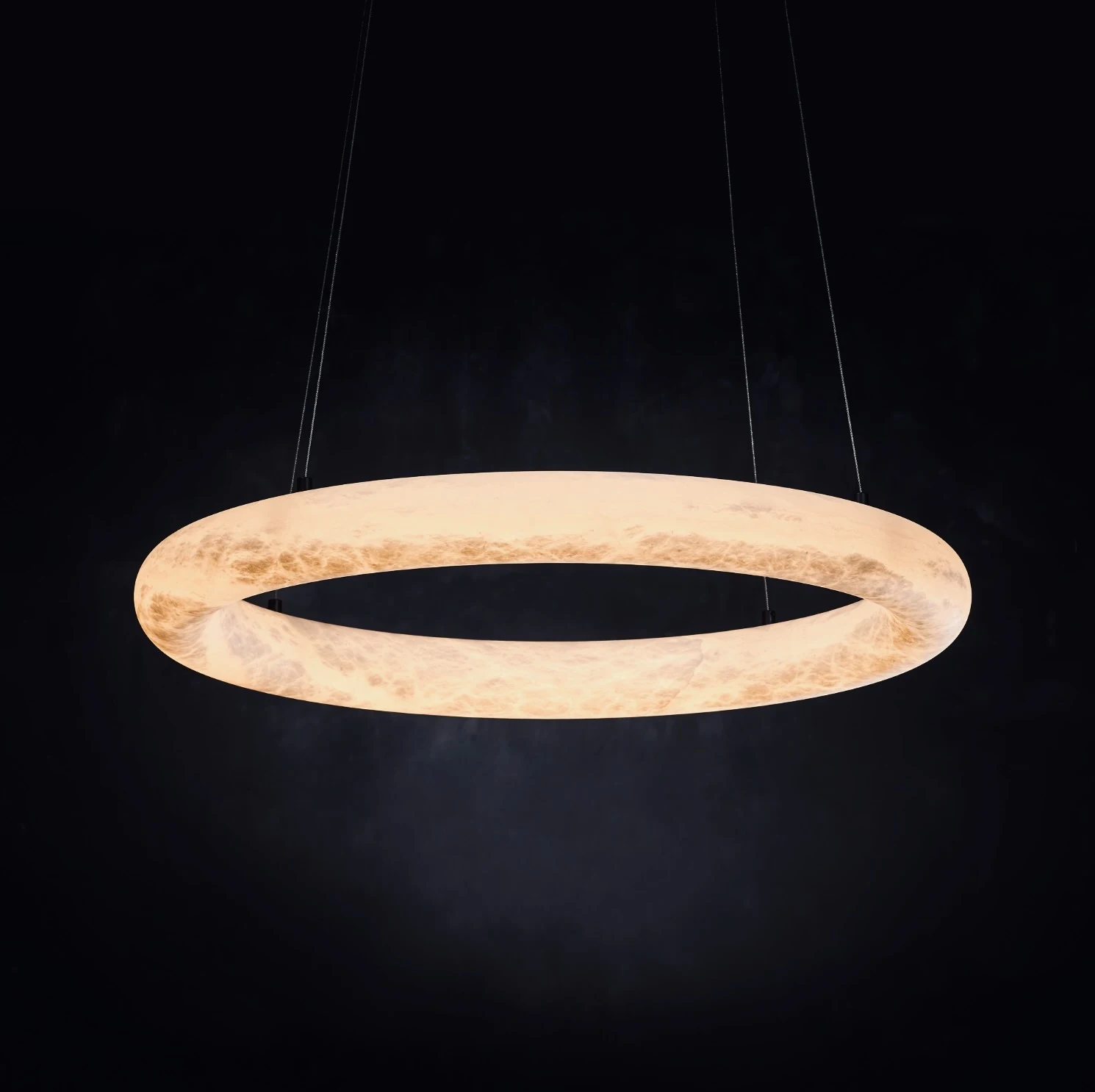 Pendant lamp Aragon P1 Alabaster Spanish Marble LED 30W CCT BRS