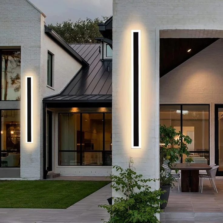 Wall light Equator 150 LED 40W 6K IP65 BLK