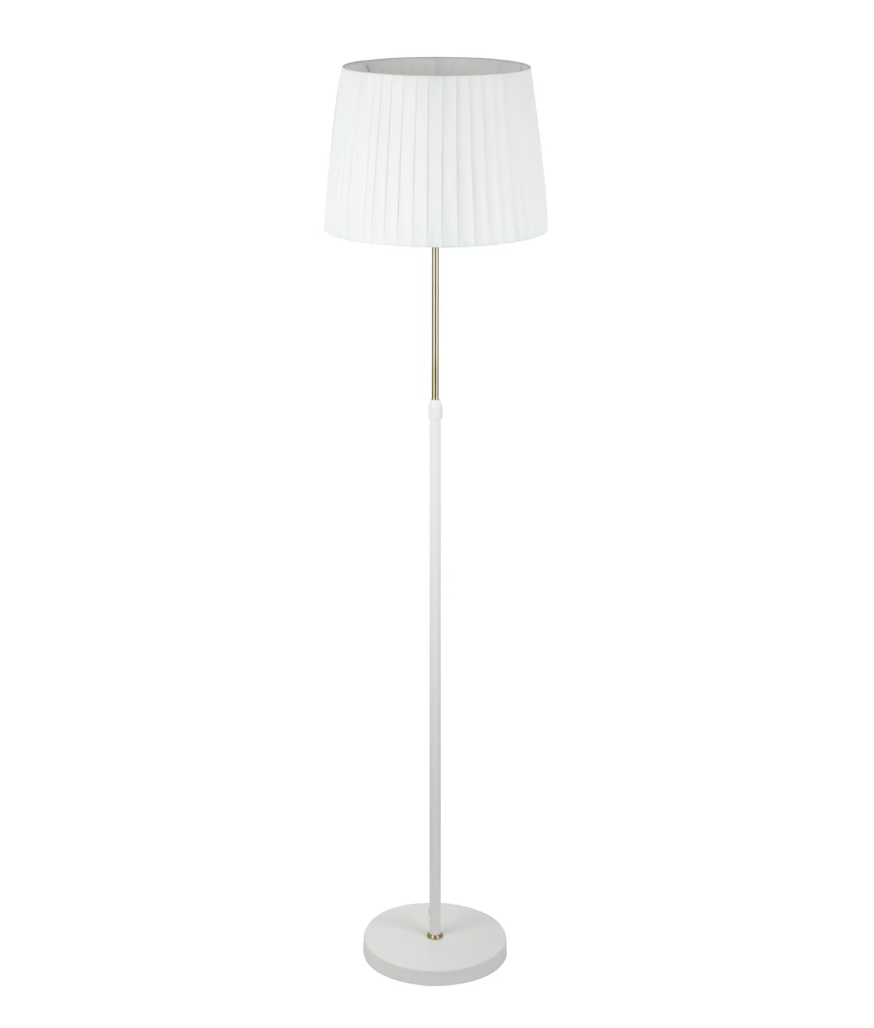 Floor lamp CRECER-F2 E27 WHT/BRS