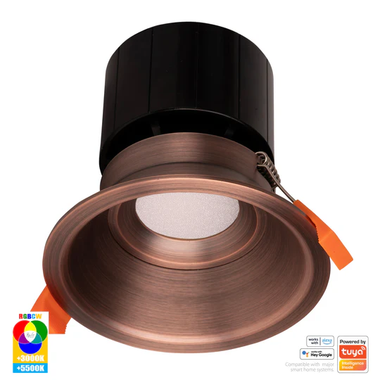 Recessed Downlight Prime RGB CCT LED 12W IP54 WIFI AB