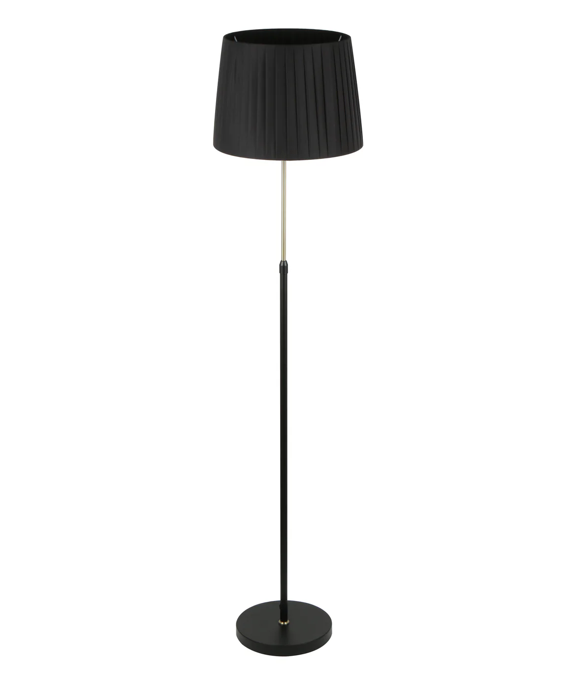 Floor lamp CRECER-F1 E27 BLK/BRS
