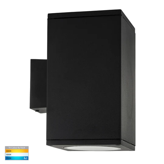 Wall light Porter Large WHT Up-Down LED HV3629T-BLK-SQ IP54