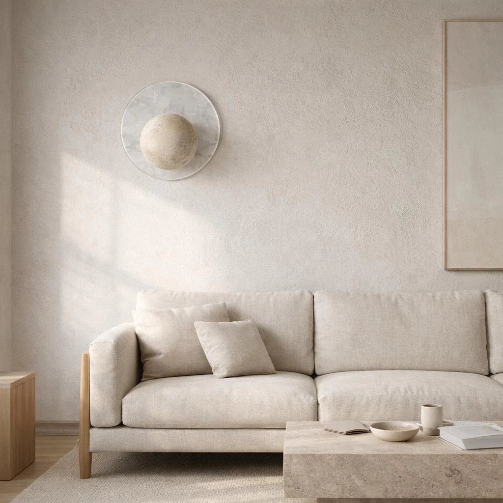 Wall lamp Maru Travertine LED 12W