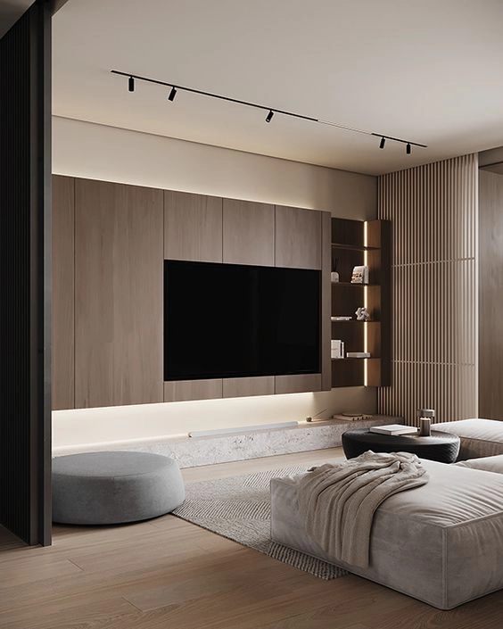 Recessed track set Edge for Living 4M 6lt LED 40W BLK