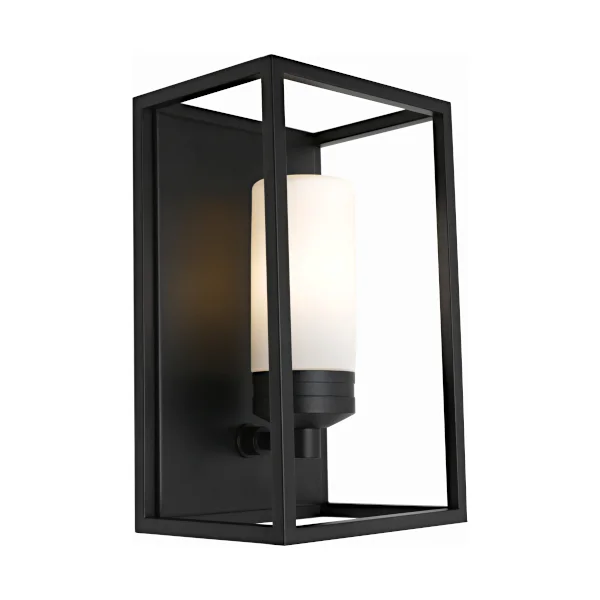 Wall light Liam E27 IP44 BLK