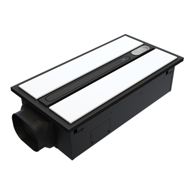 Exhaust fan Airsway 6-in-1 Slimline Bathroom Heater 3CCT 24W LED BLK