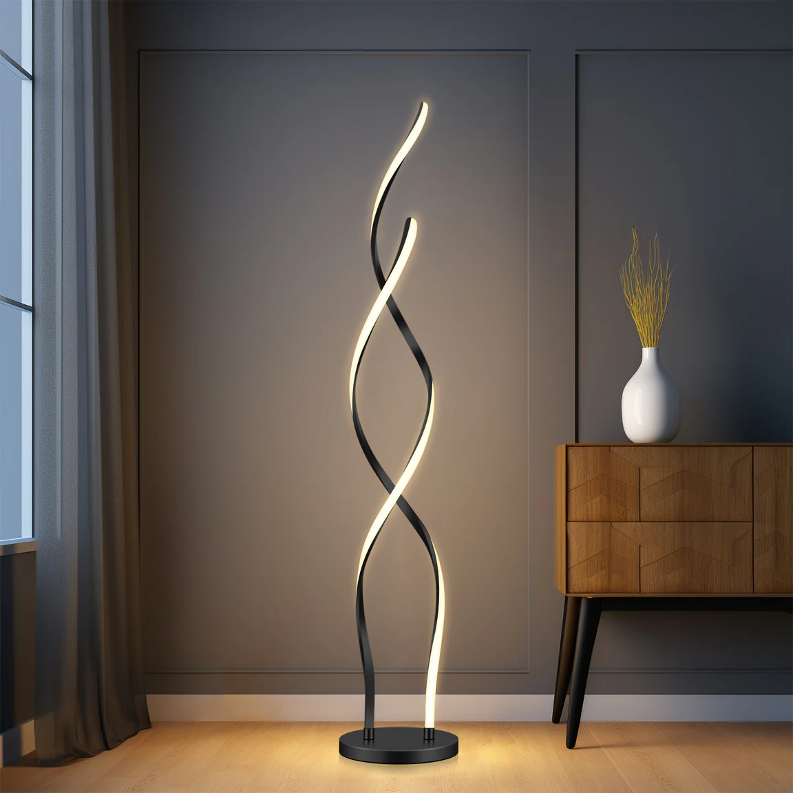 Floor Lamp Acropora LED BLK Floor Lamp Acropora LED BLK