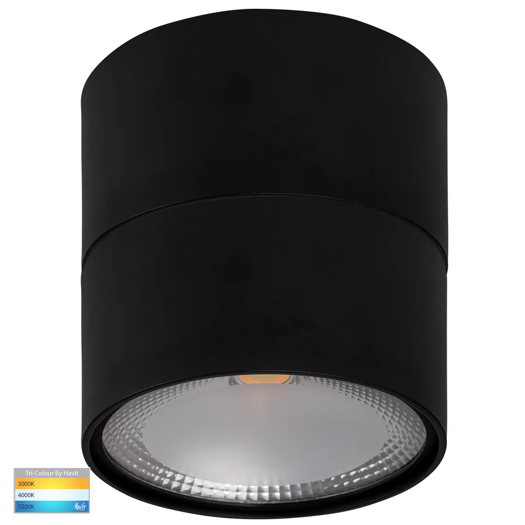 Surface downlight Nella BLK with Extension 3CCT LED 18W IP54 Surface downlight Nella BLK with Extension 3CCT LED 18W IP54