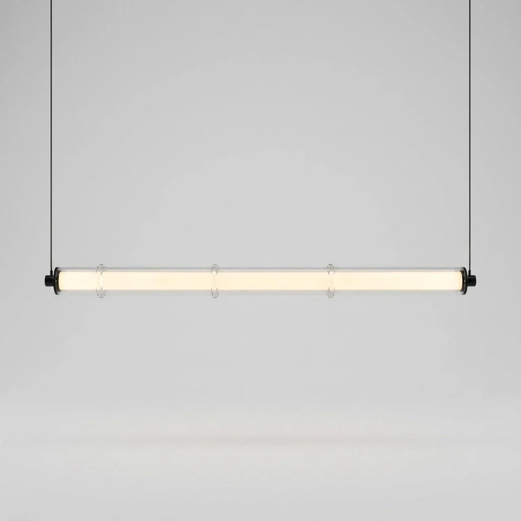 Pendant lamp Vento Glass L210 3CCT LED BL