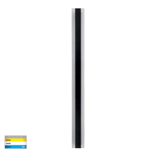 Wall light Barline LED 30W Tricol IP65 100cm BLK