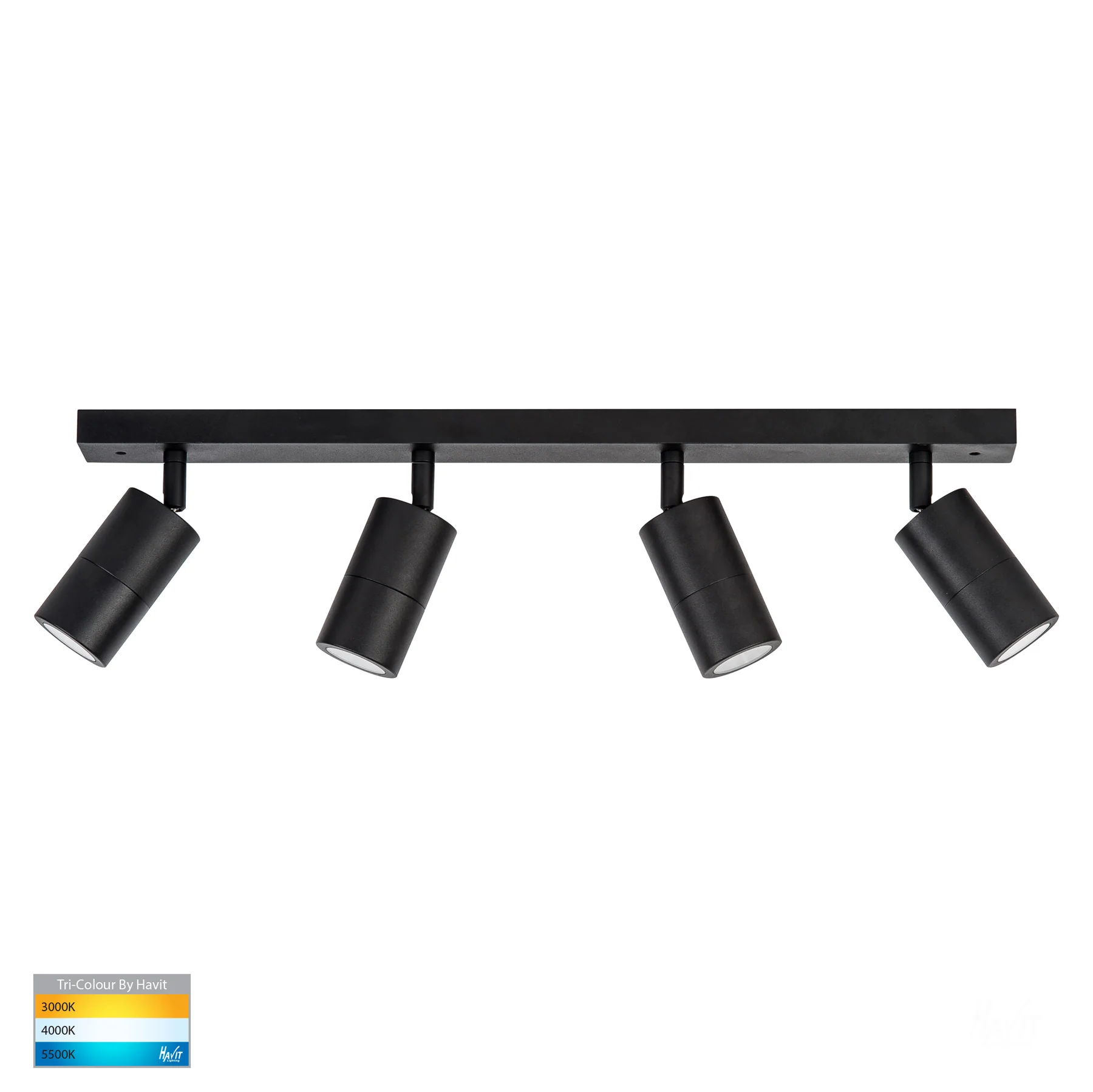 Wall light Tivah Bar 4 Light 3CCT BLK