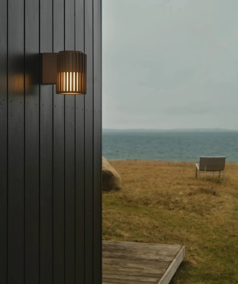 Wall light Aludra E27 Metallic BRN