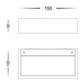Wall light Sunrise Small 5500K LED CWHT Wall light Sunrise Small 5500K LED CWHT