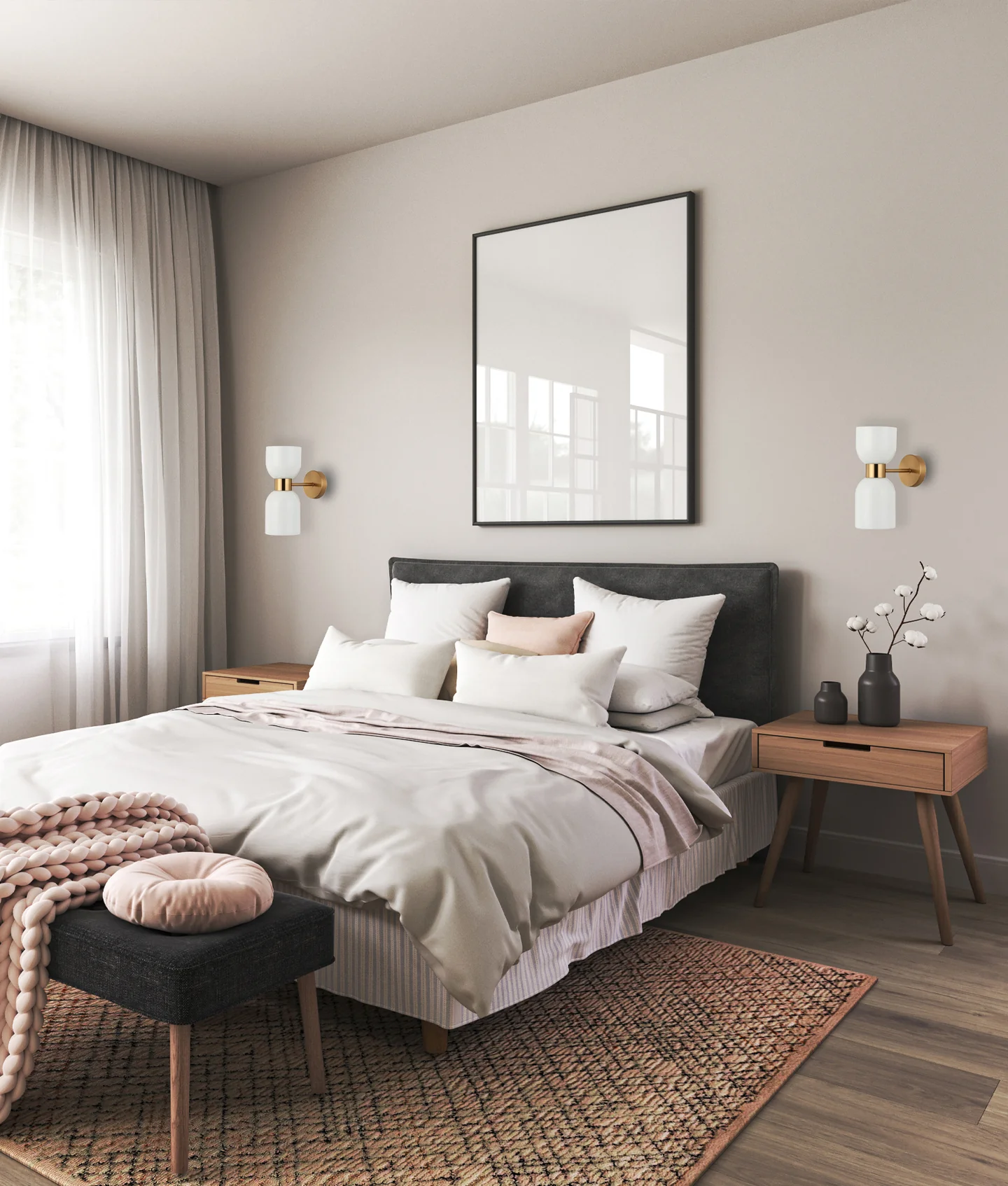 Wall light CLESSIDRA2W 2xE27 BRS Wall light CLESSIDRA2W 2xE27 BRS