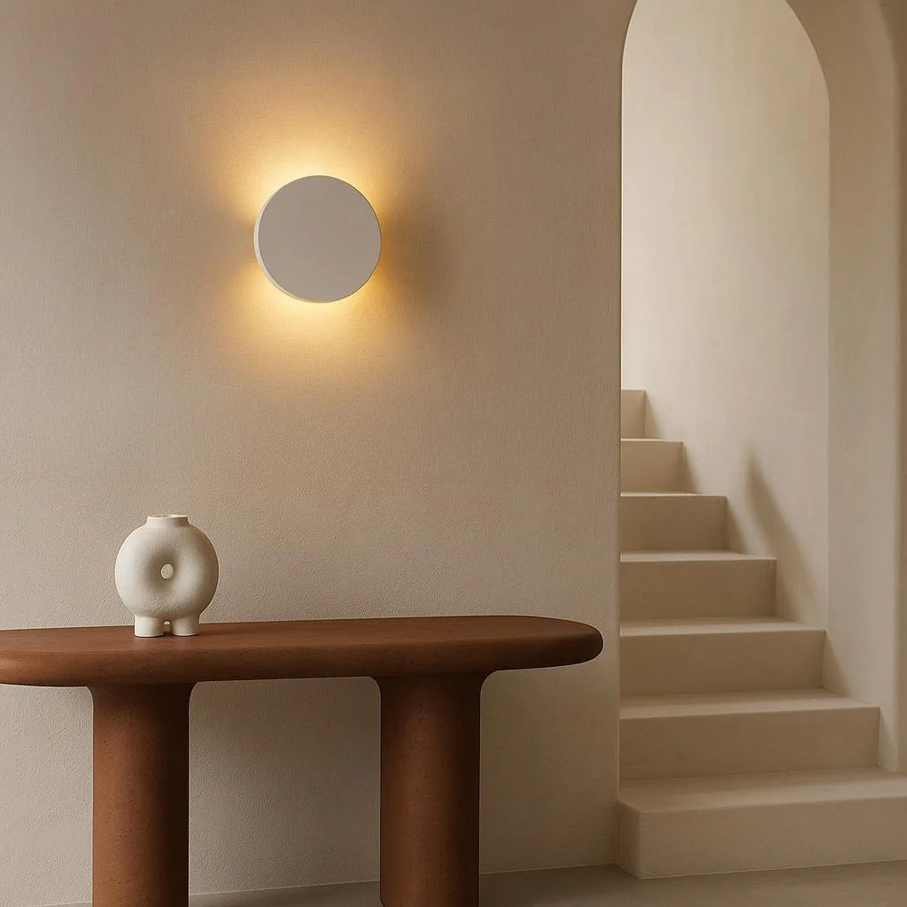 Wall lamp Eon Round Plaster G9