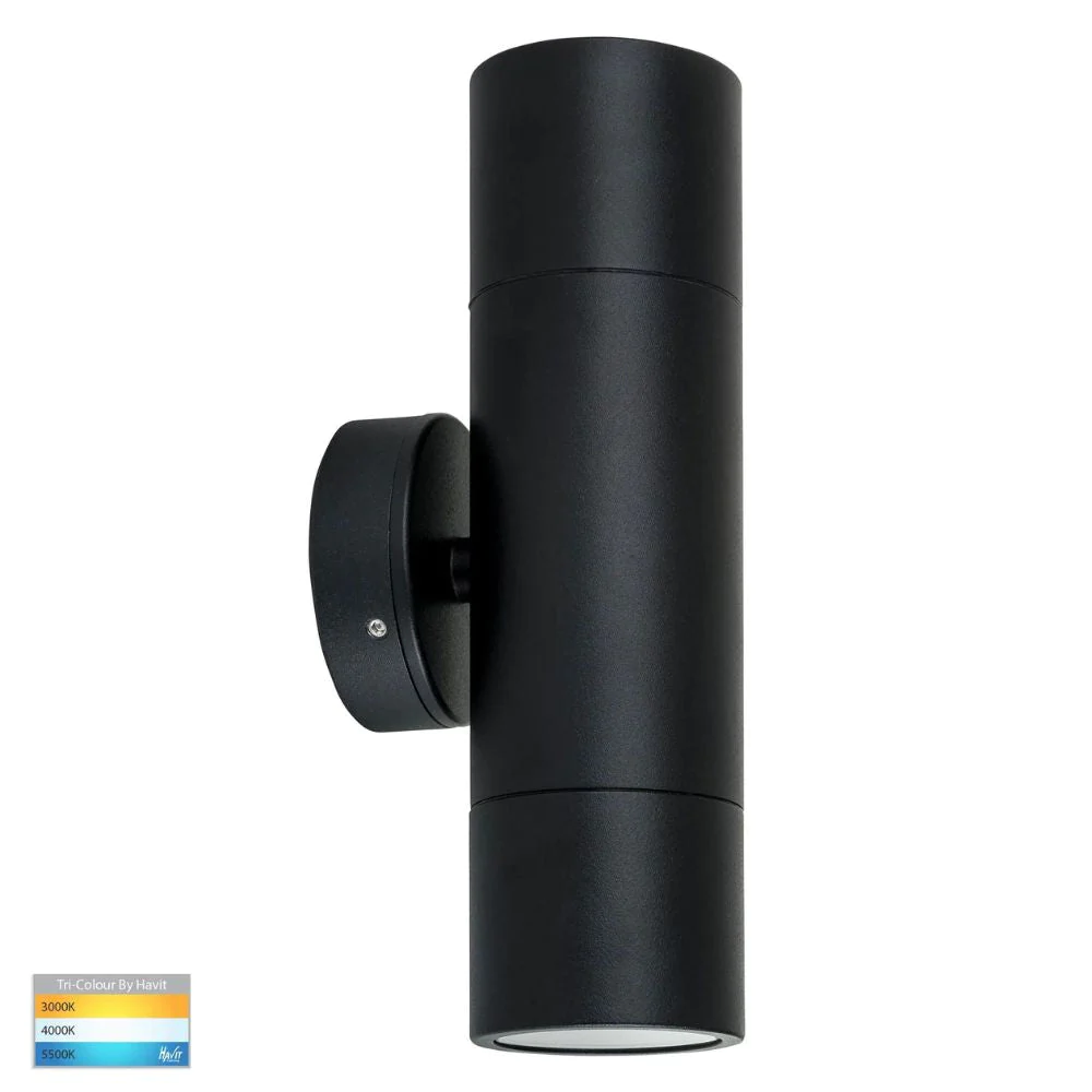 Wall light TIVAH Up Down BLK HV1025T