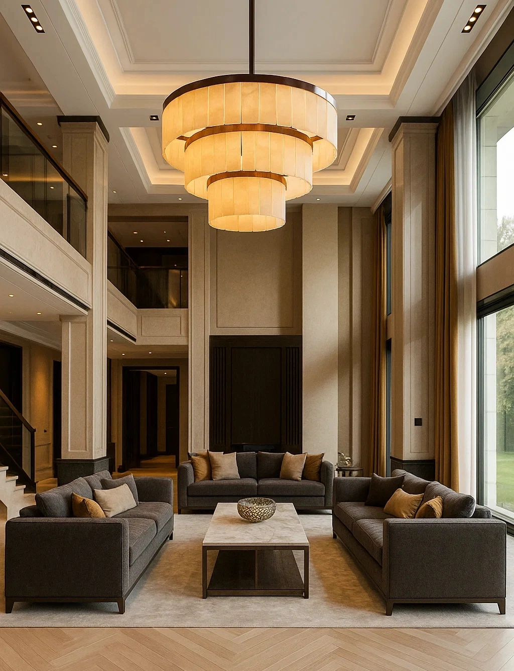 Pendant lamp Roden S16 Alabaster Spanish Marble D86 BRS Pendant lamp Roden S16 Alabaster Spanish Marble D86 BRS