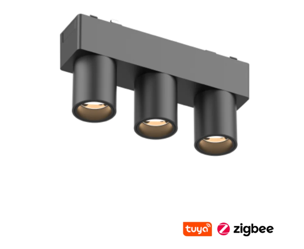 Track Triple Spotlight Z3025-6.36.CCT.BK 48V 6W WIFI