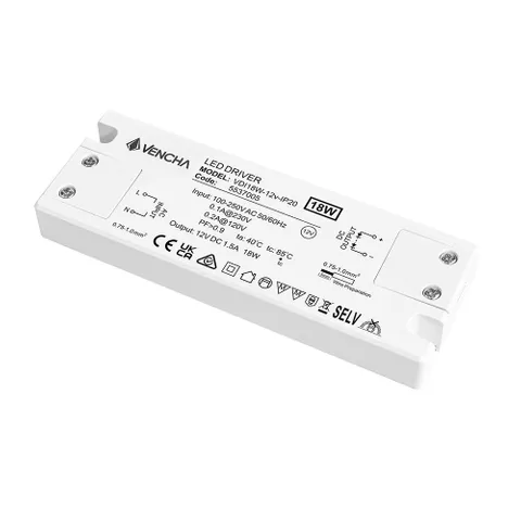 Driver LED VDI18W 18W 12v IP20