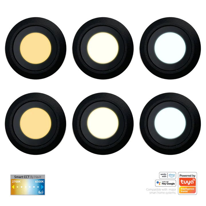 Deck lights FLAME DIY KIT 12V LED HV2826CCT-BLK CCT WIFI BLK Deck lights FLAME DIY KIT 12V LED HV2826CCT-BLK CCT WIFI BLK