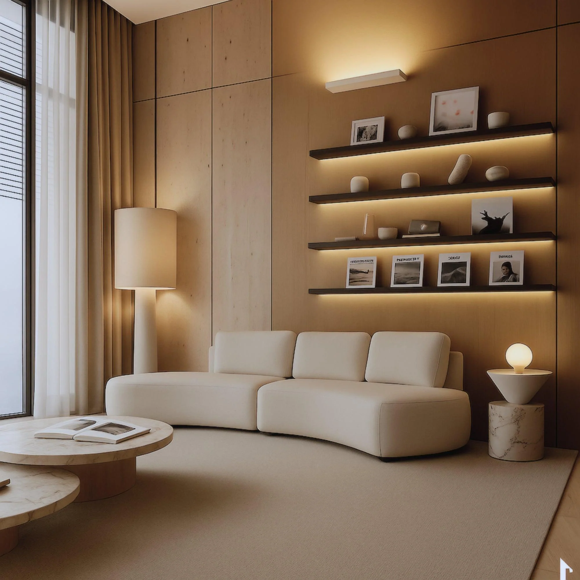 Wall lamp Cast large 30W WH