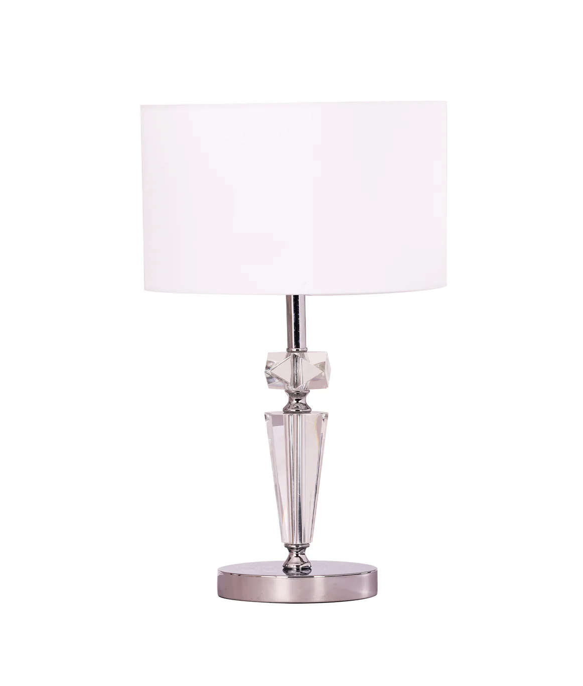 Table lamp CRISTALLO-T1 E27 WHT