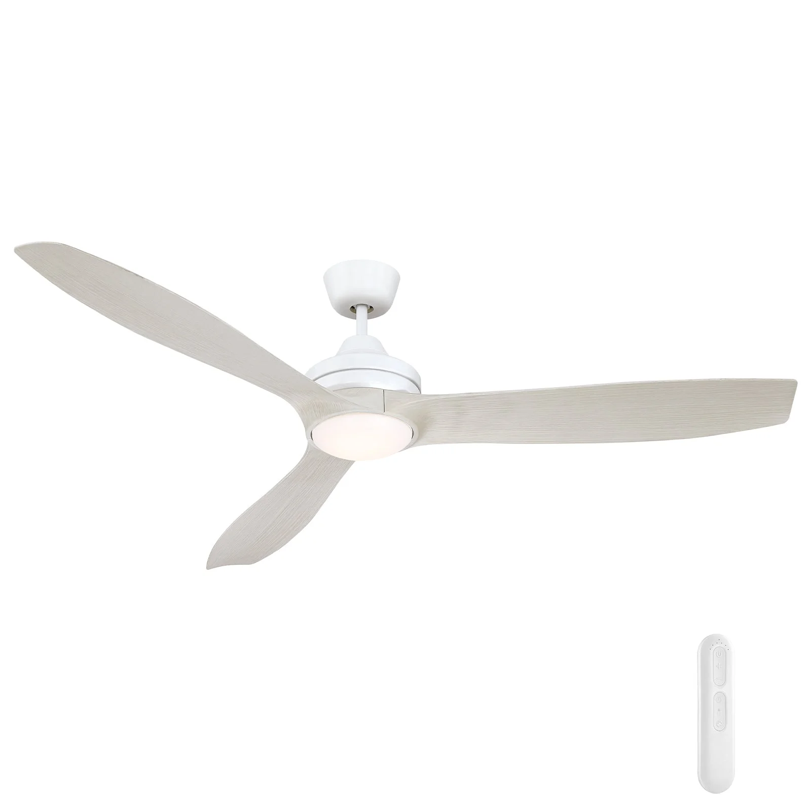 Ceiling fan Lora DC with LED 18W and Remote D60 WH