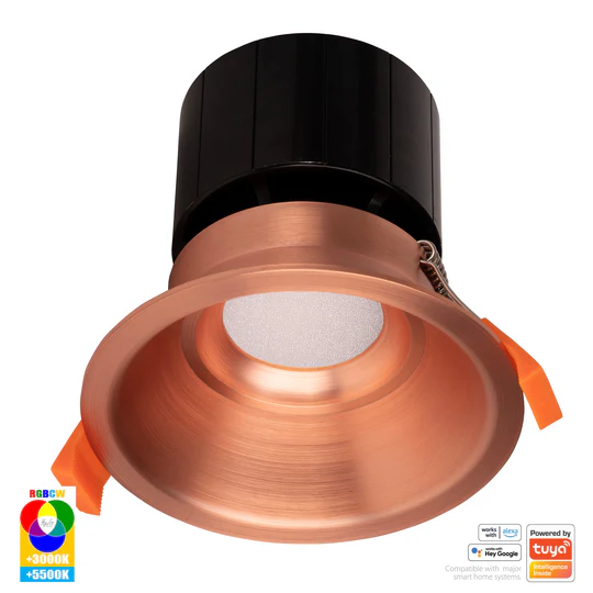 Recessed Downlight Prime RGB CCT LED 12W IP54 WIFI CP