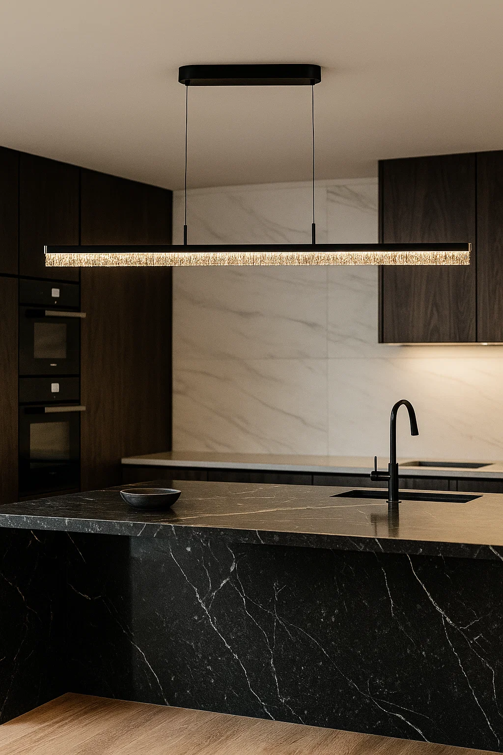 Pendant lamp Brystol Crystal LED 40W 3CCT L200 BLK Pendant lamp Brystol Crystal LED 40W 3CCT L200 BLK