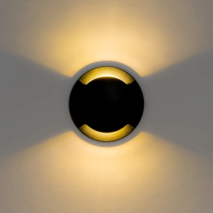 Step Inground light Dome LED 6W 3CCT HV2872T-BLK-12V